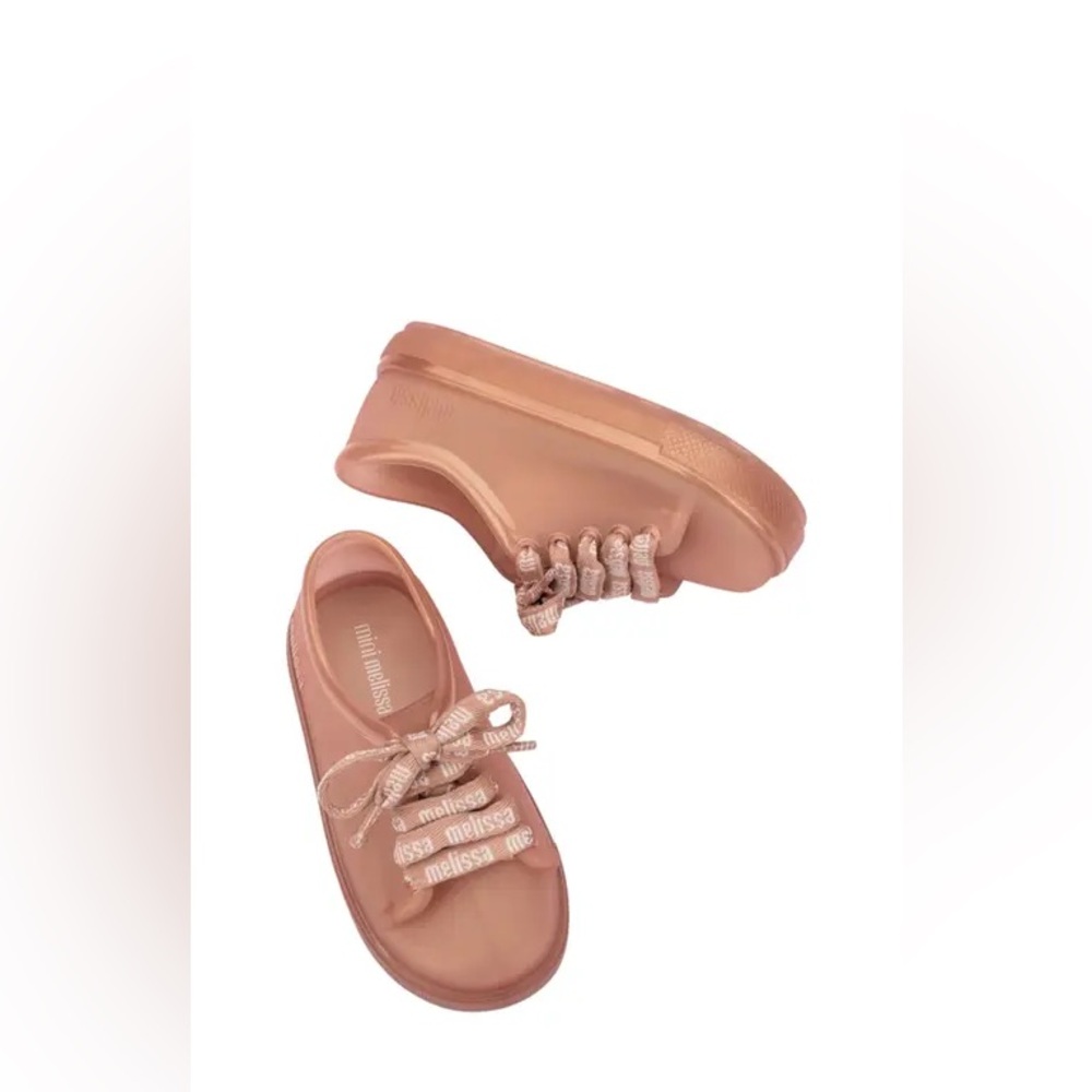 Mini Melissa Kids' Hip M Lover Sneaker In Pearl Brown